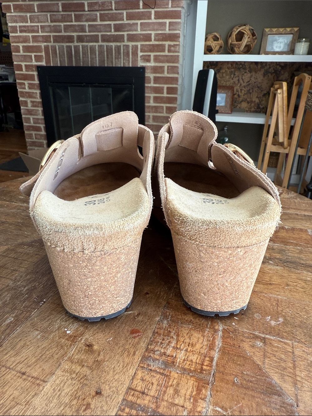 Papillio by Birkenstock Fanny Wedge Clogs 38/7 - Picture 12 of 16